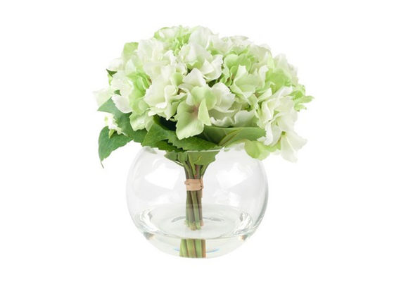 Realistic Hydrangeas Silk Fake Flowers Centerpieces 15cm 20cm