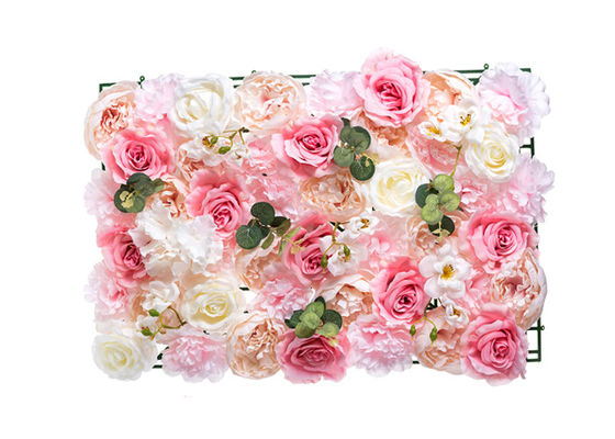Silk Plastic Silk Flower Wall Decor Artificial Flower Backdrop OEM ODM