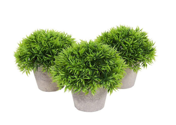 Plastic PE Small Artificial Potted Greenery Support OEM ODM