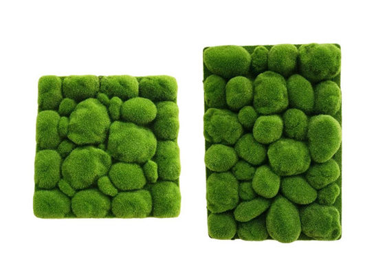 High Simulation Silk PE Artificial Moss Mat Panels 40*60cm