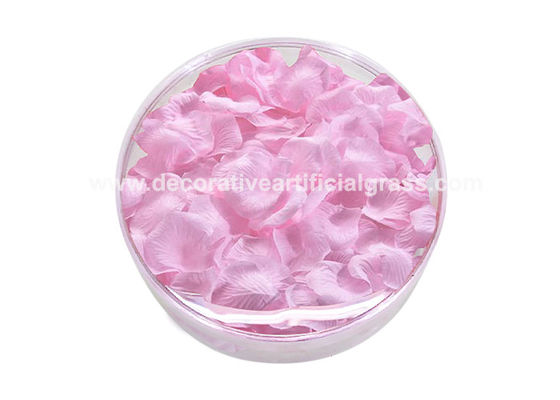 3*3cm 300 Pcs Pink Fake Artificial Flower Petals For Wedding