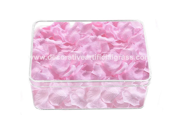 3*3cm 300 Pcs Pink Fake Artificial Flower Petals For Wedding