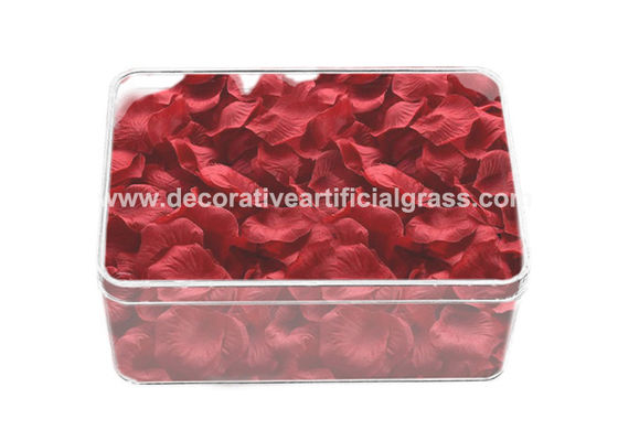 High Simulation Artificial Flower Petals Synthetic Rose Petals 4.5*4.5cm