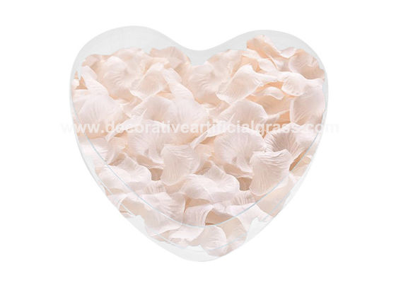 Champagne Gold Artificial Flower Petals Faux Rose Petals 4.5*4.5cm