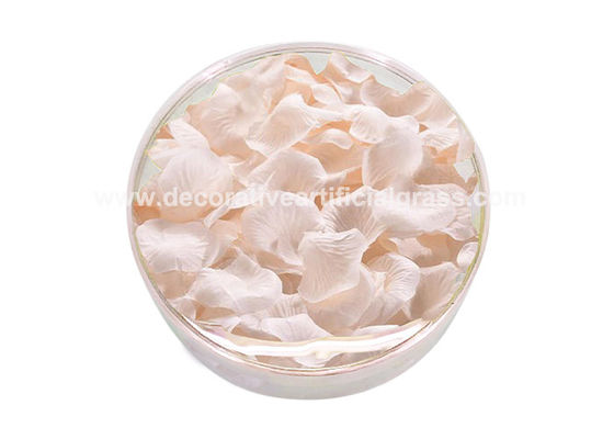 Champagne Gold Artificial Flower Petals Faux Rose Petals 4.5*4.5cm