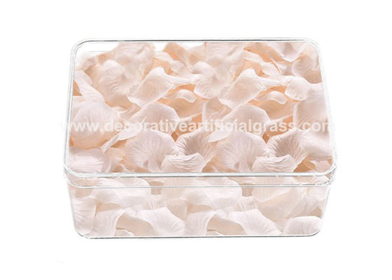 Champagne Gold Artificial Flower Petals Faux Rose Petals 4.5*4.5cm
