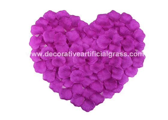 Silk Cloth Artificial Flower Petals Bulk 4.5*4.5cm 5*5cm