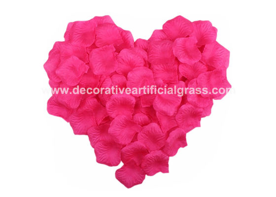 Red Artificial Flower Petals Silk Satin Rose Petals OEM ODM