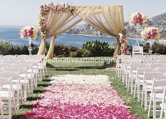 4.5*4.5cm 5*5cm de Decoratiezijde Rose Petals For Wedding van de Partijgebeurtenis
