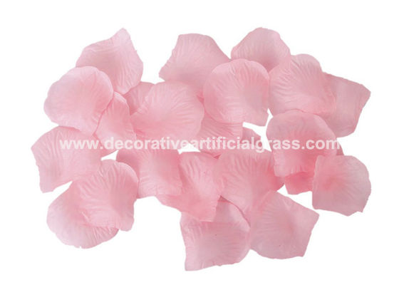 OEM ODM Silk Fabric Synthetic Artificial Rose Petals For Decoration