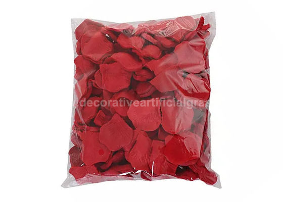 4.5*4.5cm 5*5cm Artificial Pink Silk Rose Petals Environmental-Friendly