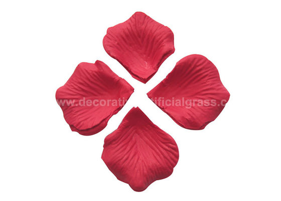 Biodegradable Non-Woven Fabric Fake Red Rose Petals Bulk For Wedding