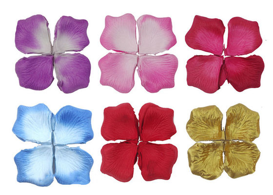 Wedding Decor Biodegradable Artificial Rose Petals Decoration 4.5*4.5cm 5*5cm