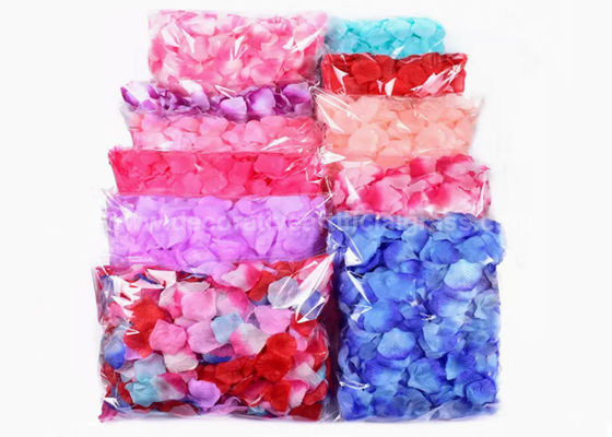 Wedding Decor Biodegradable Artificial Rose Petals Decoration 4.5*4.5cm 5*5cm