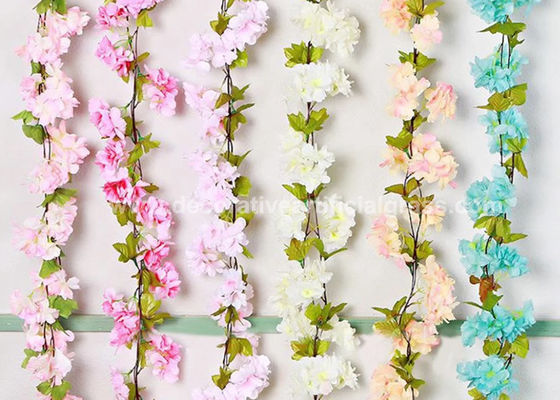 Bendable Kunstmatige Rose Vine Diy Flower Row 5cm*100cm 6cm*120cm