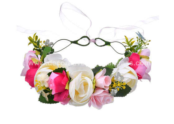 Bruids Simulatie Kunstbloem Garland Diy Fake Flower Crown 18cm