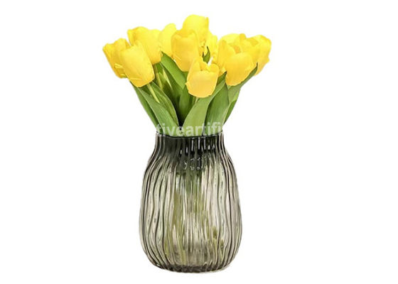 15 Kunstmatige Tulip Silk Flower Bouquets Resin Decoratie van PCs
