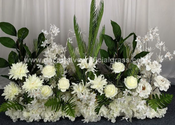 Vibrantly Colored Road Lead Artificial Silk Flowers Runner No Fading