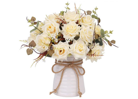 BSCI 100% Handmade Artificial Silk Flowers Centerpieces For Dining Table