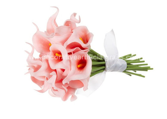 10 hoofdencalla de Bloemboeket van Lily Artificial Silk Flowers Fake