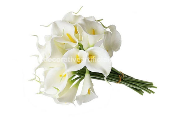 10 hoofdencalla de Bloemboeket van Lily Artificial Silk Flowers Fake