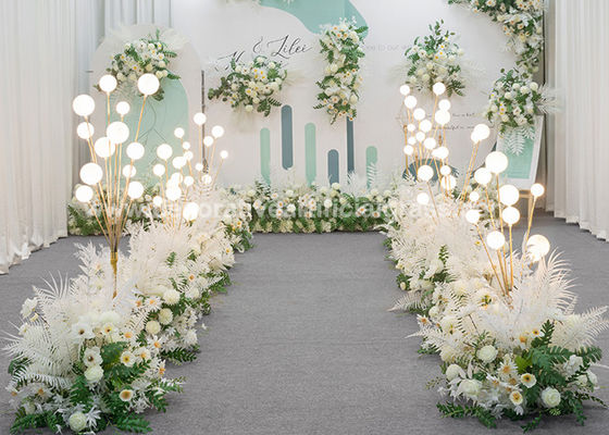 Wedding Artificial Silk Flowers Fake Flower Runner 30cm 45cm 50cm