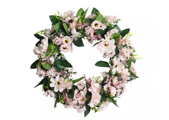 20'' Holiday Derocative Artificial Floral Door Wreath With Green Leaves