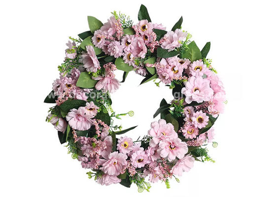 20'' Holiday Derocative Artificial Floral Door Wreath With Green Leaves