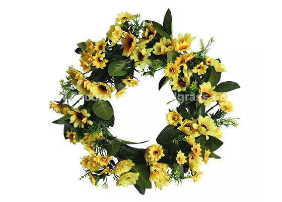 Van de Kunstbloemkronen van de Kerstmisdecoratie Slinger van de de Zijdebloem van pvc de Plastic