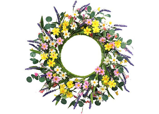 13“ 14“ 15“ Met de hand gemaakte Kunstbloemkronen Front Door Garland