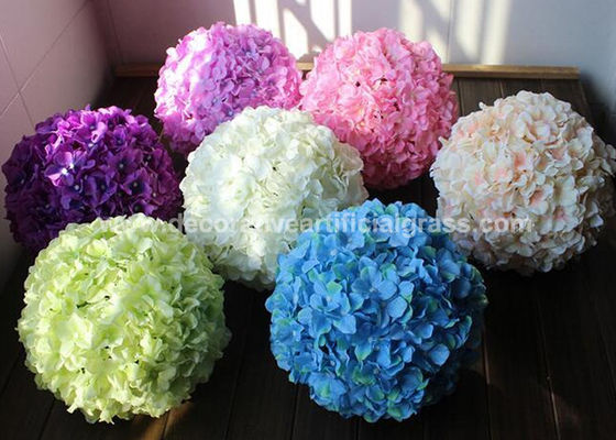 Silk PE Artificial Flower Ball Faux Kissing Balls 100% Handmade