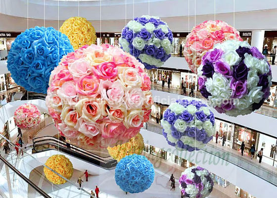 8 Inch Hanging Artificial Flower Ball Centerpieces Decoration