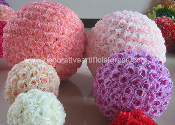 Plastic Frame Inside Artificial Flower Hanging Balls OEM ODM