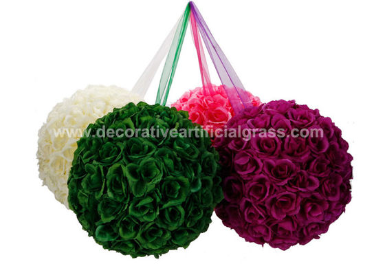 10 Inch Rose Hydrangea Artificial Hanging Ball Flowers OEM ODM