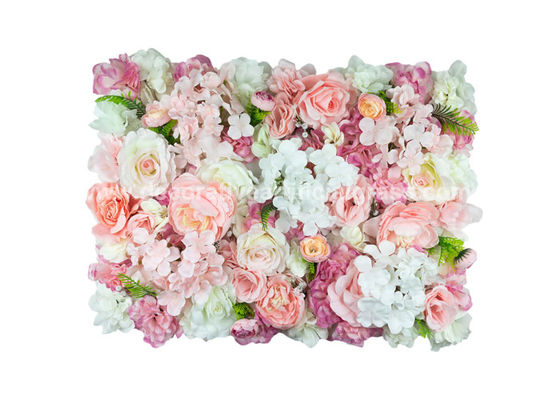Home Wedding Decoration Faux Artificial Flower Wall Panels OEM ODM