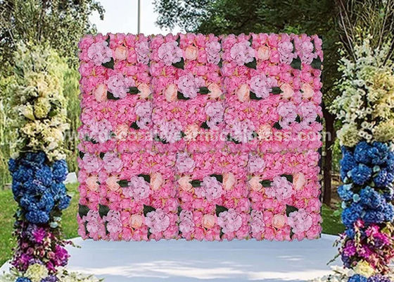 40x60cm Silk Artificial Flower Wall Panels For Wedding Venue