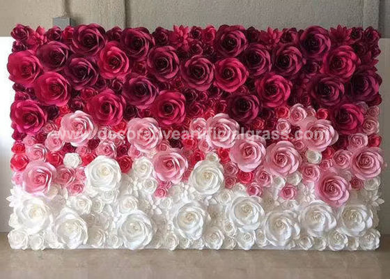 40x60cm Silk Artificial Flower Wall Panels For Wedding Venue