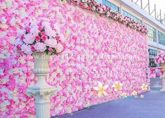 Hydrangea Cherry Blosson Artificial Flower Wall Fake Flower Wall Panels