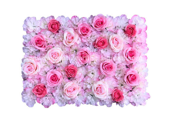 Silk PE Artificial Floral Backdrop Wedding Decor Fake Flower Wall