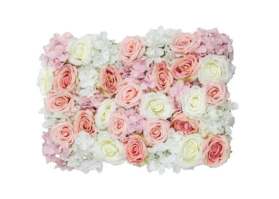 Silk PE Artificial Floral Backdrop Wedding Decor Fake Flower Wall
