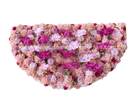 Semi-Sphere Silk Floral Backdrop Artificial Flower Wall 60*120cm
