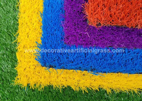 10mm 15mm 20mm Playground Colored Artificial Turf 10550/SQM