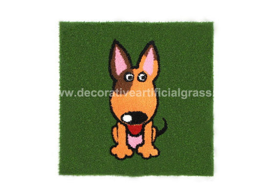 ROHS Custom Logo Soft Lawn Synthetic Turf Decorative Artificial Grass For Kindergarten
