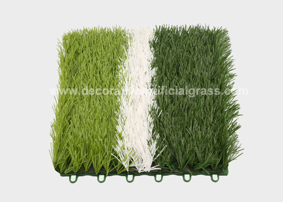 Polypropylene Yarn Interlocking Fake Synthetic Grass Decor 30*30cm 50*50cm