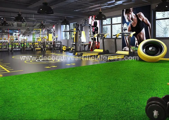 Indoor Fitness Center Grass Turf 63500D 69300D Synthetic Artificial Grass Mat