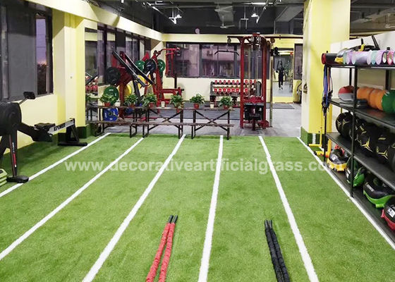 PE PP Artificial Grass Turf Athletic Training Gym Grass Flooring