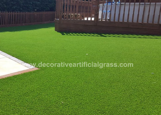 UV Resistant Artificial Deluxe Synthetic Decorative Grass Lawn With Thick Backing