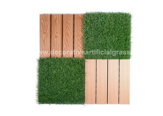 Synthetic Backing Interlocking Decorative Artificial Grass Turf OEM ODM