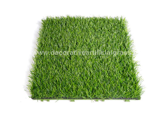 Polyurethane Backing Artificial Fake Grass Decor Carpet For Balcony Anti-UV