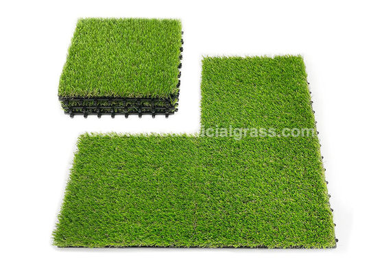 30*30cm 50*50cm Decorative Artificial Grass Deck Tile For Patio Garden